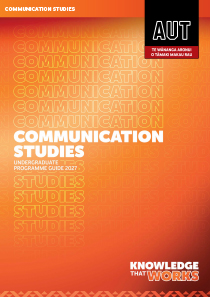 Cover for AUT's programme brochure