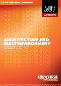 Cover for AUT's programme brochure