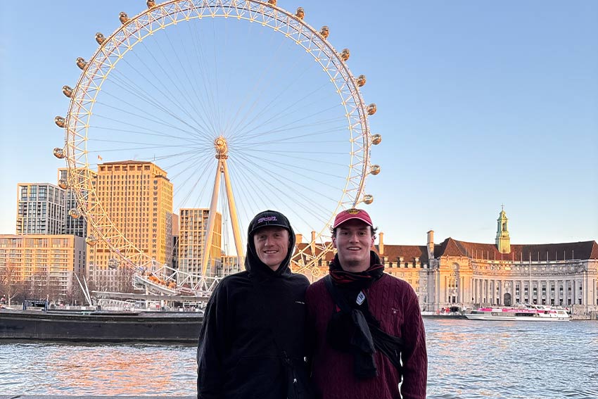 Hamish explores abroad