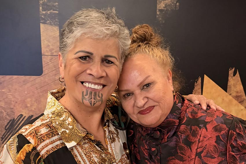 Dr Donna Mariana Morrison and Tania Ka'ai