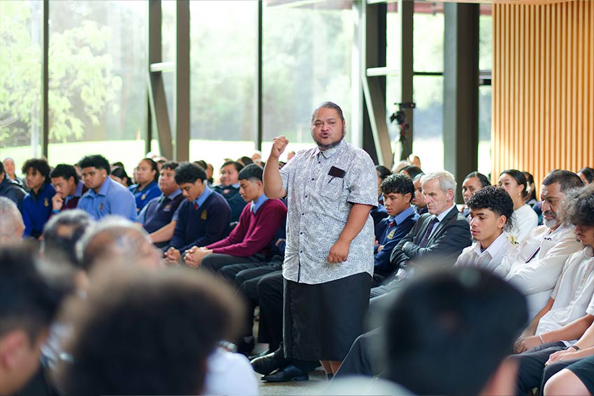 Photos of our recent pōwhiri