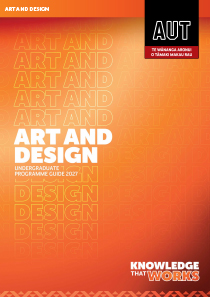 Cover for AUT's programme brochure
