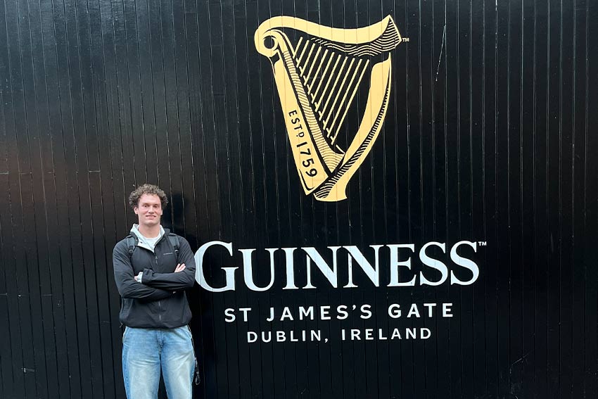 Hamish explores abroad