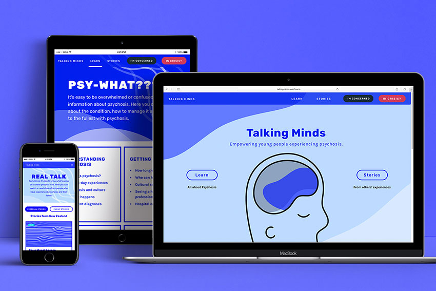 A new website, Talking Minds