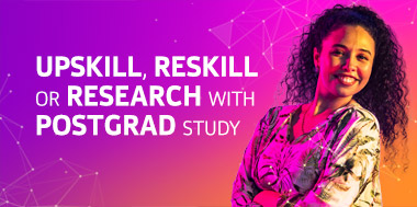Upskill, reskill or research with postgrad study - photo of postgraduate student