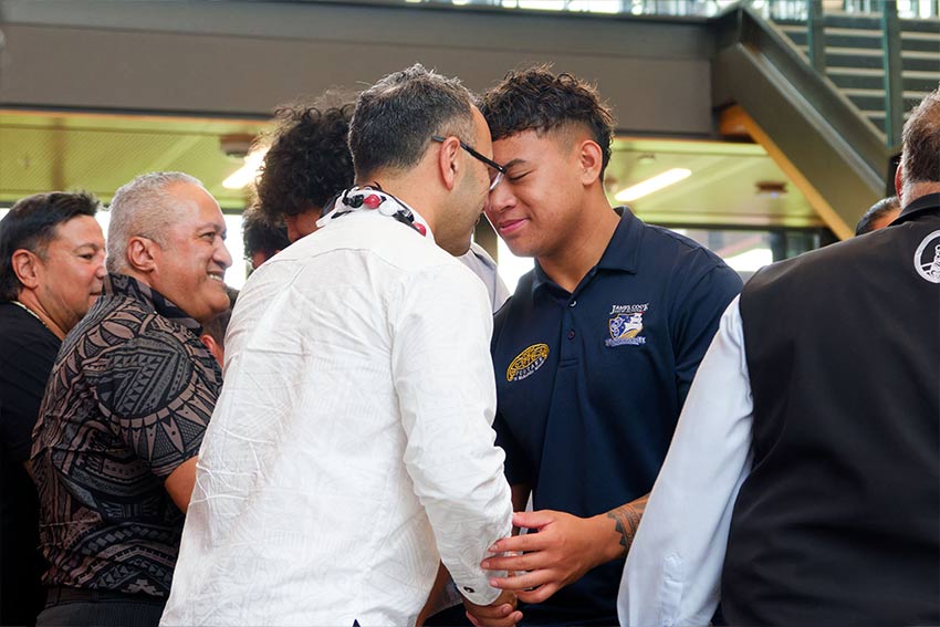 Photos of our recent pōwhiri