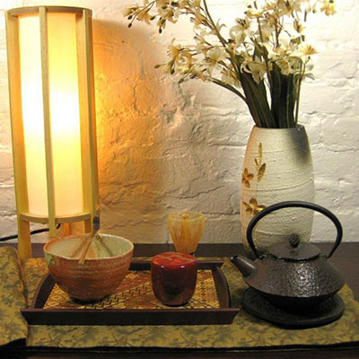 A Japanese tea set