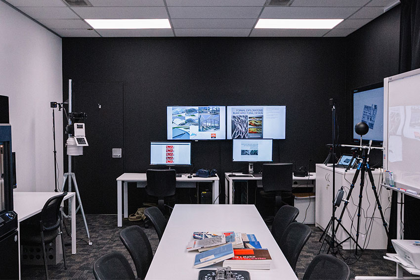 A section of the newly-established Architectural Engineering Lab at AUT.