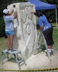 Carving it up for Pasifika Festival